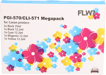 FLWR Canon PGI-570 / CLI-571 Megapack Front box