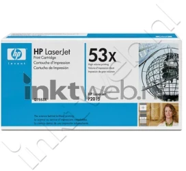 HP 53X zwart Front box