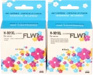 FLWR HP 901XL Multipack zwart en kleur