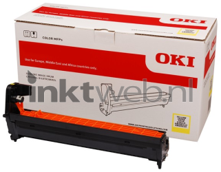 Oki C612 geel Combined box and product