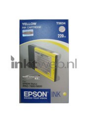 Epson T6034 geel Front box