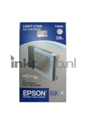 Epson T6035 licht cyaan Front box