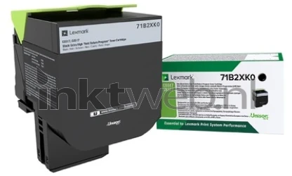 Lexmark 71B2XK0 zwart Combined box and product