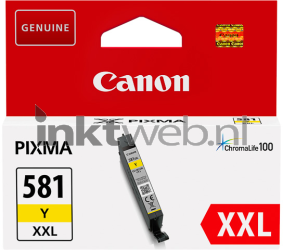 Canon CLI-581XXL geel Front box