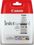 Canon CLI-581 4-pack zwart en kleur