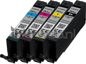 Canon CLI-581XXL 4-pack zwart en kleur Product only