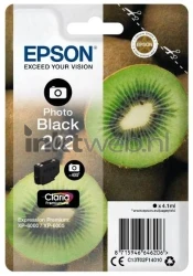 Epson 202 foto zwart Front box