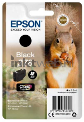 Epson 378 zwart Front box