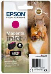 Epson 378 magenta Front box