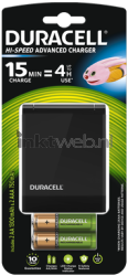 Duracell Batterijlader CEF27 Combined box and product