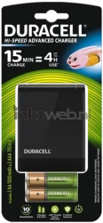 Duracell Batterijlader CEF27 Combined box and product