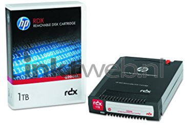 HP RDX 1 TB Data Cartridge Combined box and product