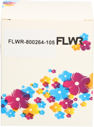 FLWR Zebra  verzendetiketten 10-Pack 102 mm x 210 mm  wit Diverse