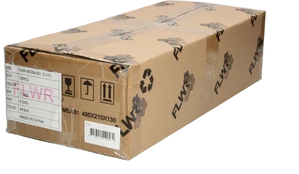 FLWR Zebra  verzendetiketten 10-Pack 102 mm x 210 mm  wit Front box