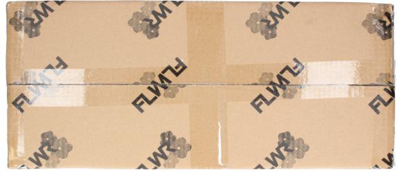 FLWR Zebra  verzendetiketten 10-Pack 102 mm x 150 mm  wit Front box