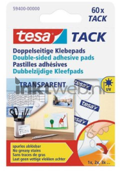 Tesa Tack kleefpads transparant Front box