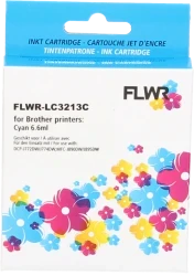 FLWR Brother LC-3213 cyaan Front box