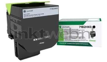 Lexmark 71B2HK0 zwart Combined box and product