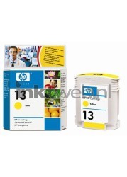 HP 13 geel Combined box and product
