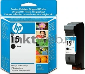 HP 15 zwart Combined box and product