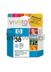 HP 38 cyaan Front box