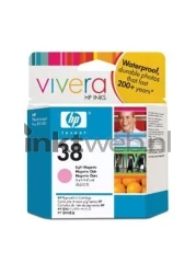 HP 38 licht magenta Front box