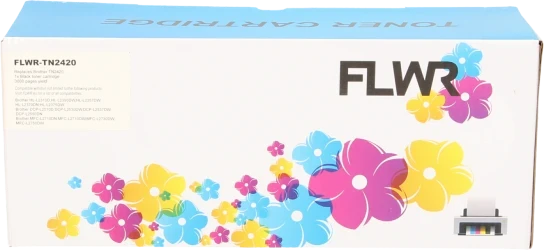 Huismerk Brother TN-2420 zwart Front box