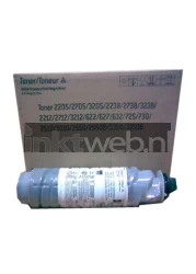 NRG 2205 DT43BLK toner zwart Combined box and product