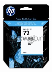 HP 72 foto zwart Front box
