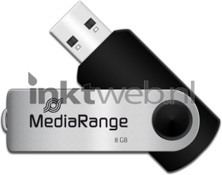MediaRange USB-stick 8gb zwart Product only