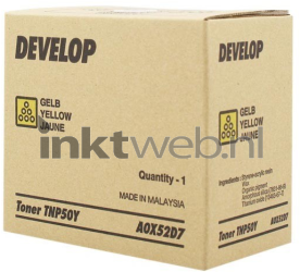 Develop A0X52D7 geel Front box