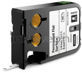 Dymo  1868735 zwart op wit breedte 6 mm Product only
