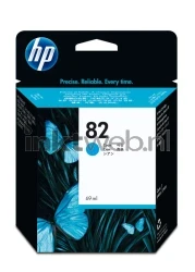 HP 82 cyaan Front box