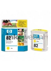 HP 82 geel Combined box and product
