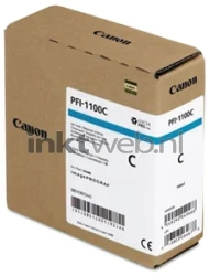 Canon PFI-1100 cyaan Front box