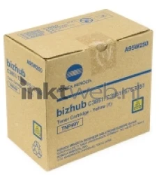 Konica Minolta TNP-49Y geel Front box