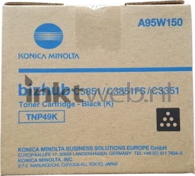 Konica Minolta TNP-49BK zwart Front box