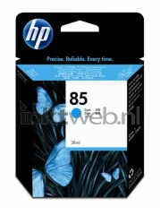 HP 85 cyaan Front box