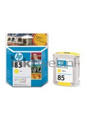 HP 85 geel Combined box and product