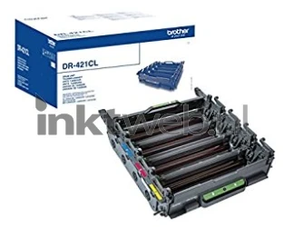 Brother DR-421CL drum unit zwart en kleur Combined box and product