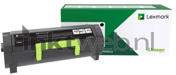 Lexmark MX521DE Toner zwart Combined box and product