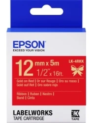 Epson  LC-3WBN zwart op wit breedte 9 mm Front box