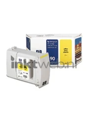 HP 90 geel Combined box and product