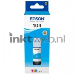 Epson 104 cyaan Front box