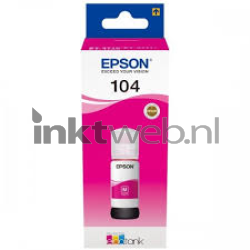 Epson 104 magenta Front box