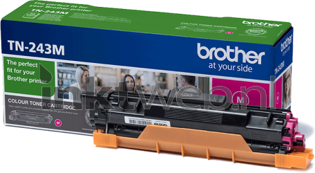 Brother TN-243M magenta Combined box and product