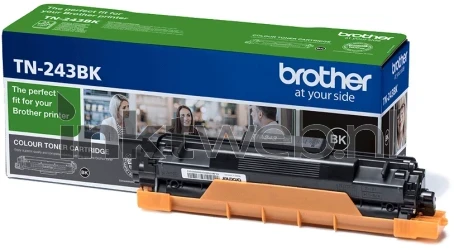 Brother TN-243BK zwart Combined box and product