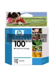 HP 100 foto grijs Front box