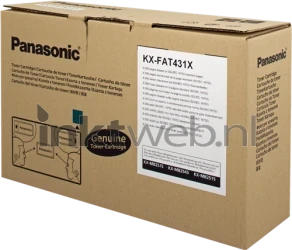 Panasonic KX-FAT431X zwart Front box