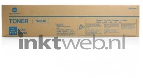 Konica Minolta TN214C cyaan Front box